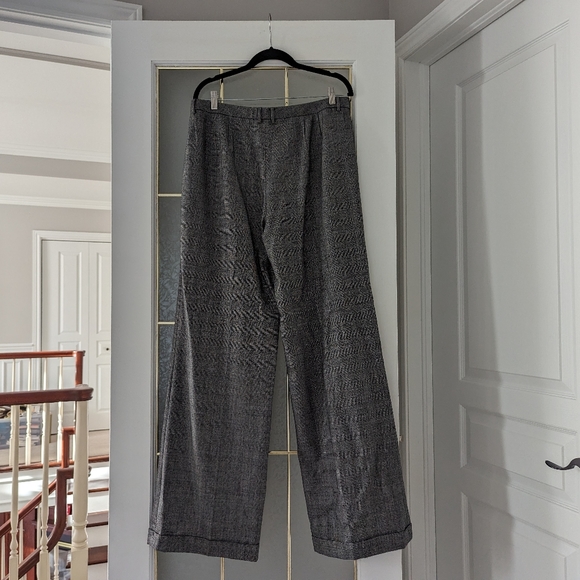 NWOT Elie Tahari Wool Plaid Trousers - Picture 6 of 8